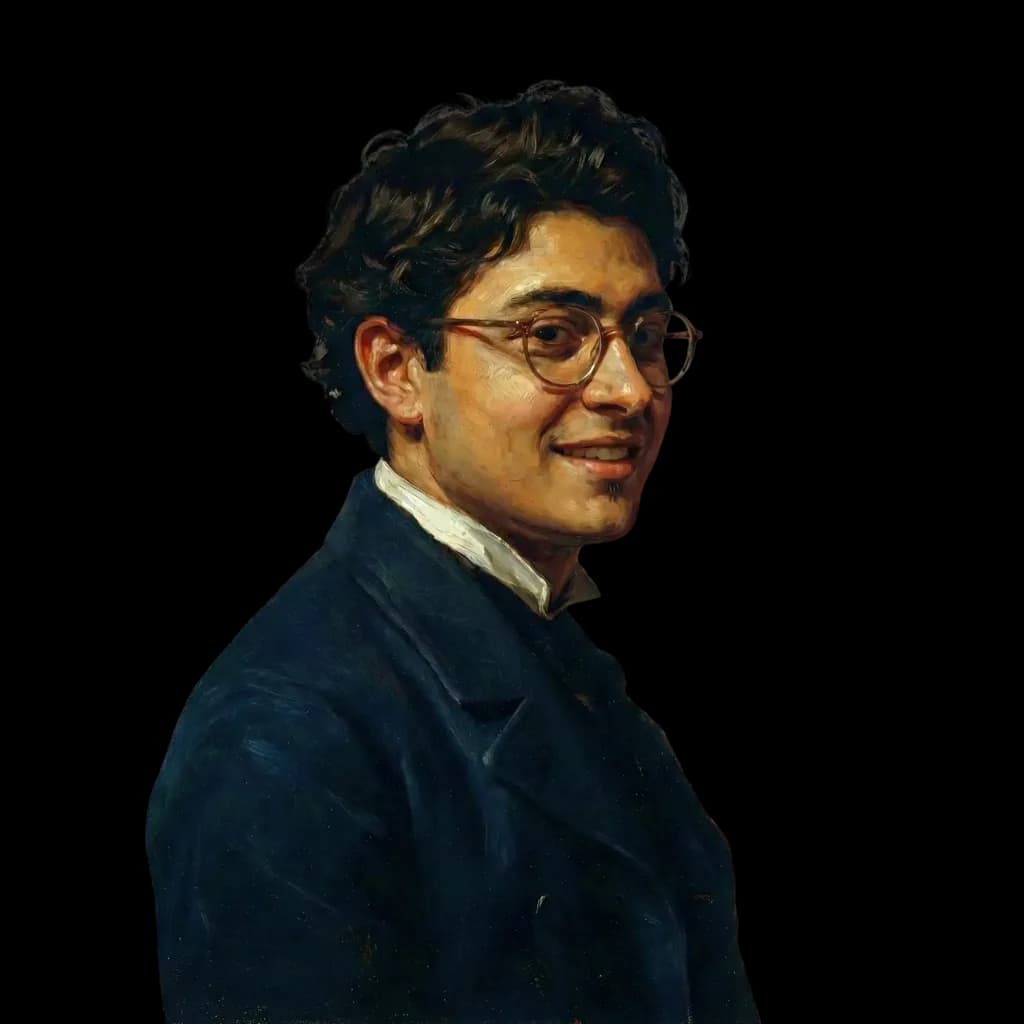 self portrait in romanticism style